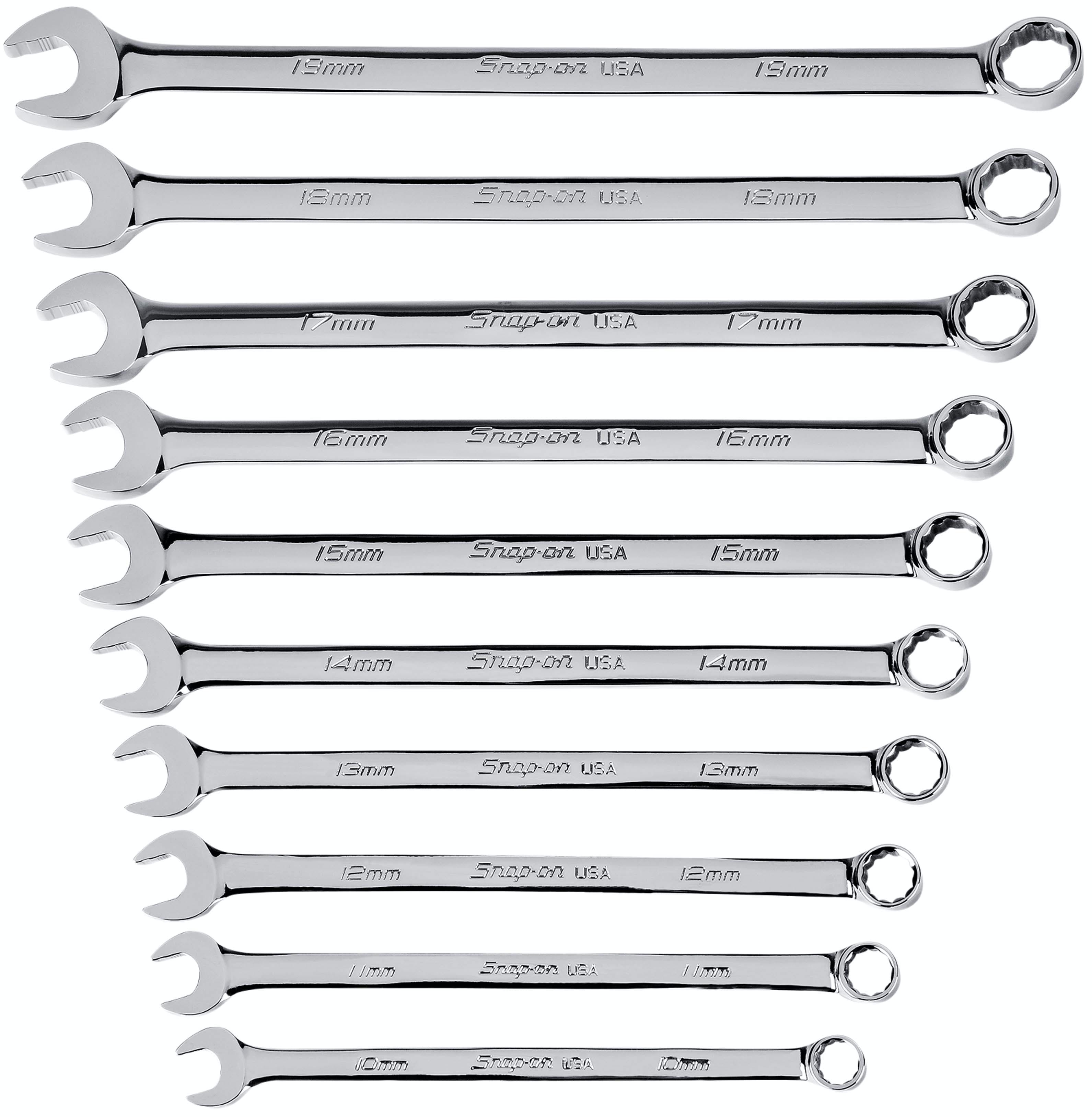 10 pc 12-Point Metric Flank Drive® Plus Long Combination Wrench Set (10-19 mm) | SOEXLM710B 10 pc 12-Point Metric Flank Drive® Plus Long Combination Wrench Set (10-19 mm) | SOEXLM710B
